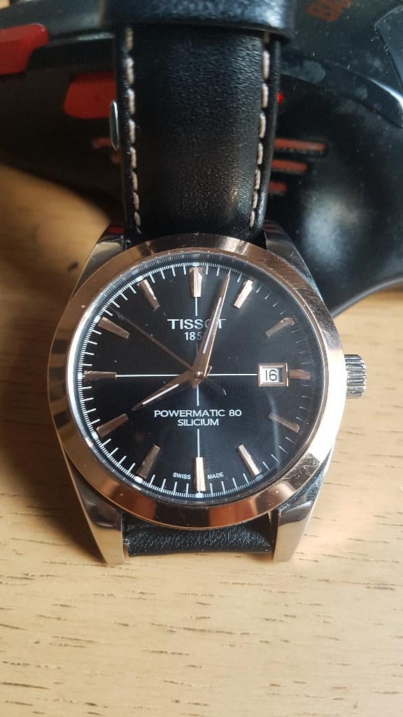 Tissot Automatique, Overige merken, Leer, Staal, Polshorloge