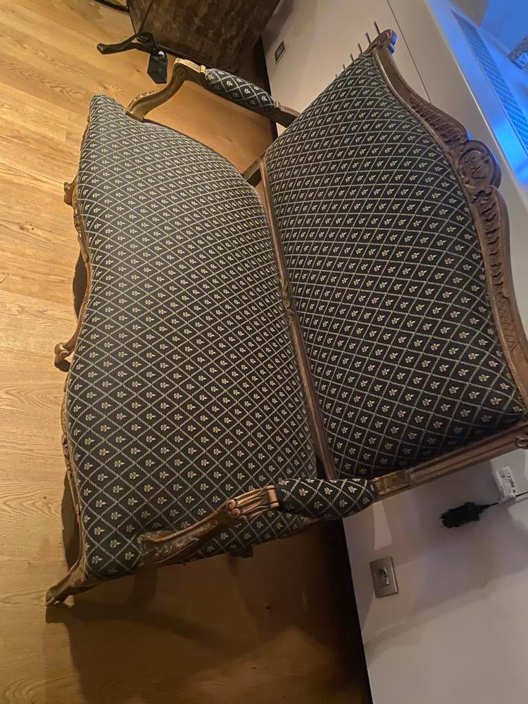 Volledig gerestaureerde antieke salon, Huis en Inrichting, Zetels | Zetels, Ophalen, Zo goed als nieuw