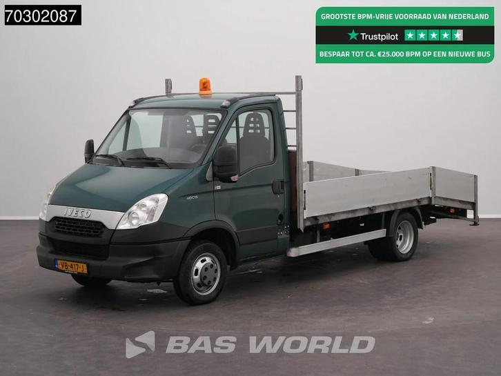 Iveco Daily 35C15 3.0L Open Laadbak 3,5t Trekhaak 150PK Dubb, Auto's, Bestelwagens en Lichte vracht, Bedrijf, Te koop, Radio, Trekhaak