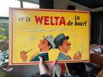 Reclamebord Welta Tabak Sigaretten & Sigaren, Ophalen of Verzenden, Zo goed als nieuw, Reclamebord