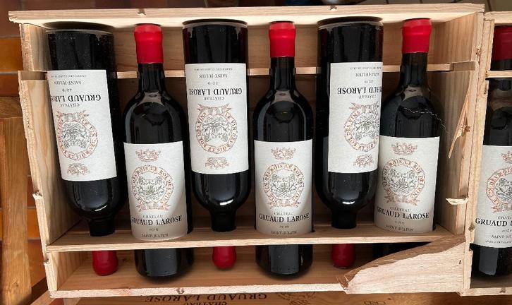 Lot de 6 bouteilles de Chât. Gruaud Larose, millésime 2019., Collections, Vins, Neuf, Vin rouge, France, Pleine, Enlèvement ou Envoi