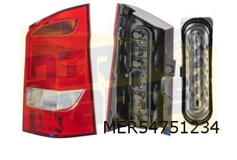 Mercedes-Benz Vito / V-klasse 12/14- (W447) Achterlicht Rech, Autos : Pièces & Accessoires, Éclairage, Mercedes-Benz, Neuf, Enlèvement ou Envoi