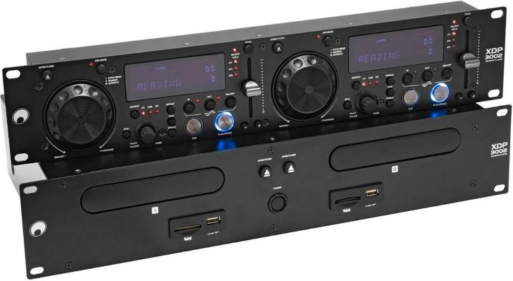 NIEUW XDP-3002 Omnitronic Dual CD-MP3 Player, Muziek en Instrumenten, Dj-sets en Draaitafels, Nieuw, Ophalen