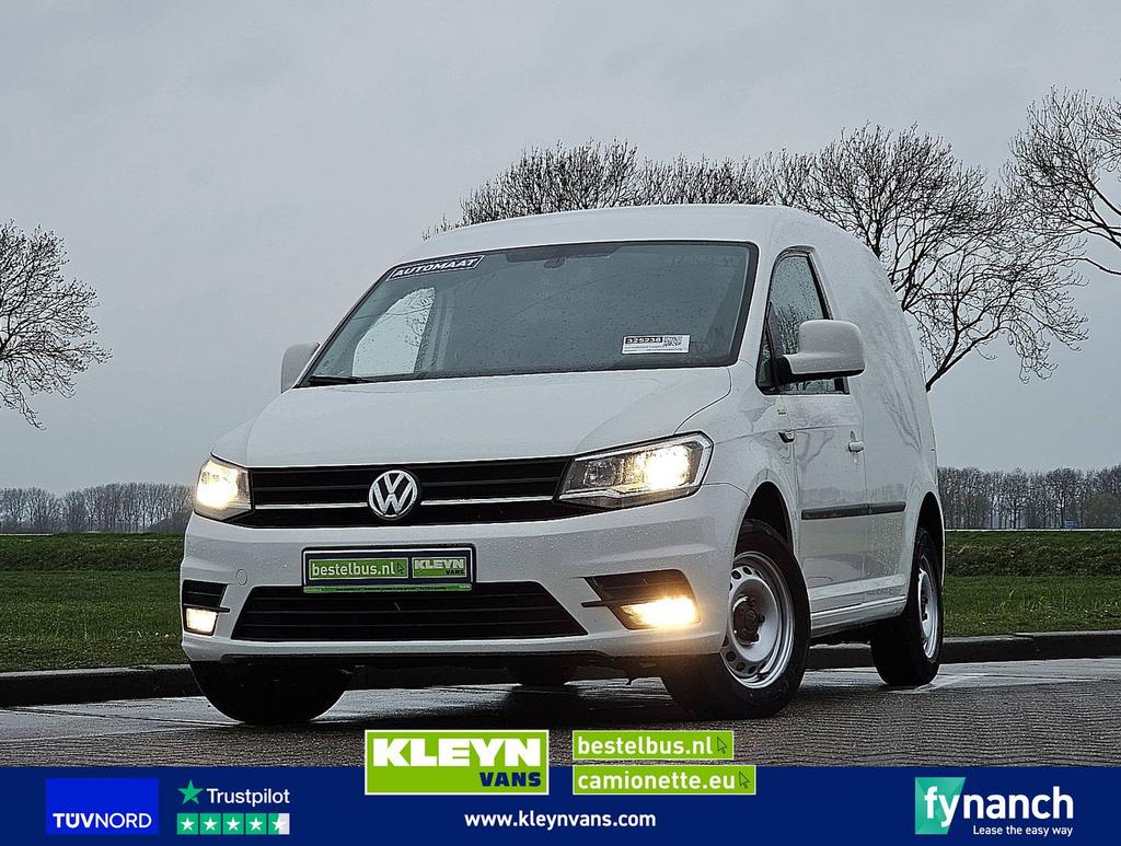 Volkswagen CADDY 2.0 102Pk Automaat Navi!, Automaat, Cruise Control, Wit, Bedrijf