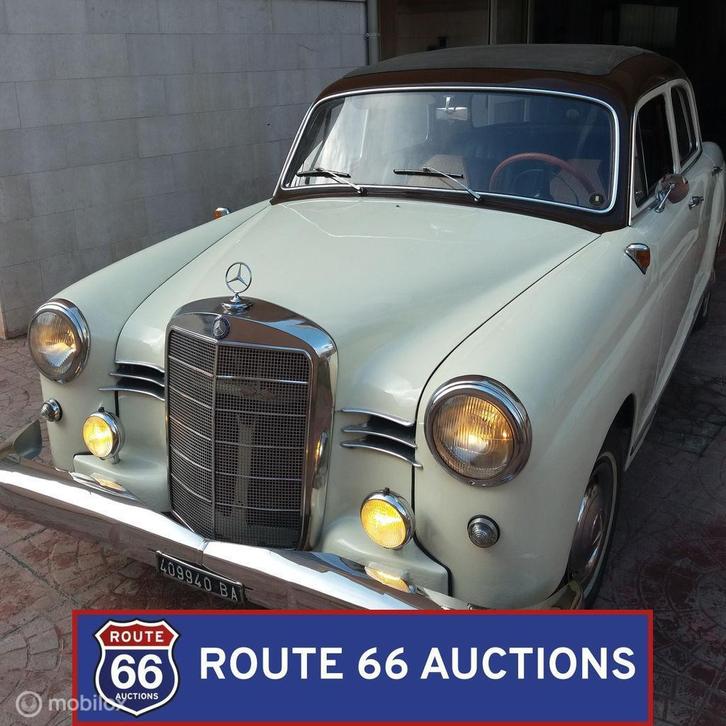 Mercedes-Benz 190D Ponton | 1959 | Route 66 Auctions, Autos, Oldtimers & Ancêtres, Entreprise, Achat, Mercedes-Benz, Essence, Autre carrosserie