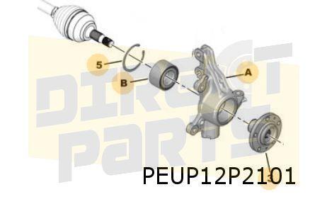 Peugeot/Toyota/Opel/Citroën Fuseestuk Rechts Origineel! 1617, Neuf, -, -, Opel