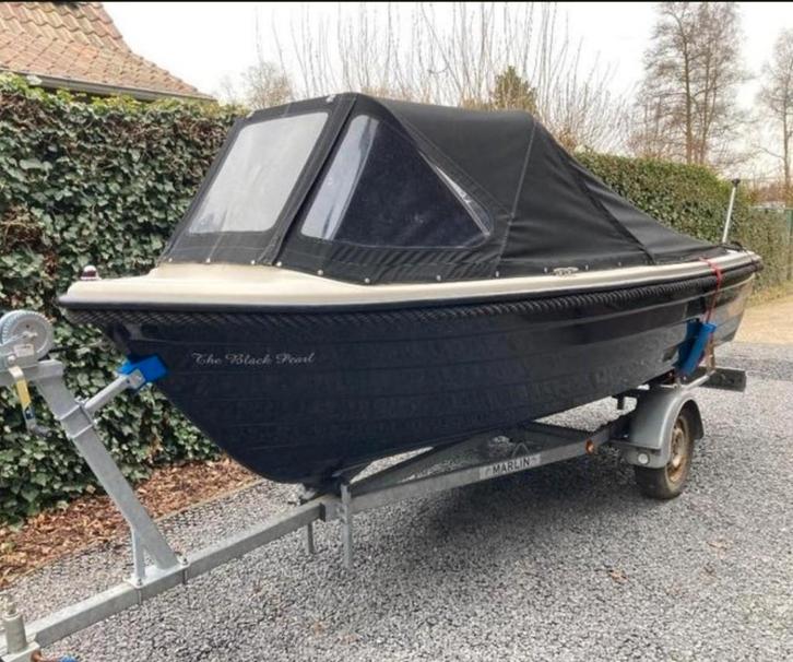 admiral 435, Watersport en Boten, Sloepen, Gebruikt, 3 tot 6 meter, Buitenboordmotor, Benzine, Polyester, Ophalen of Verzenden