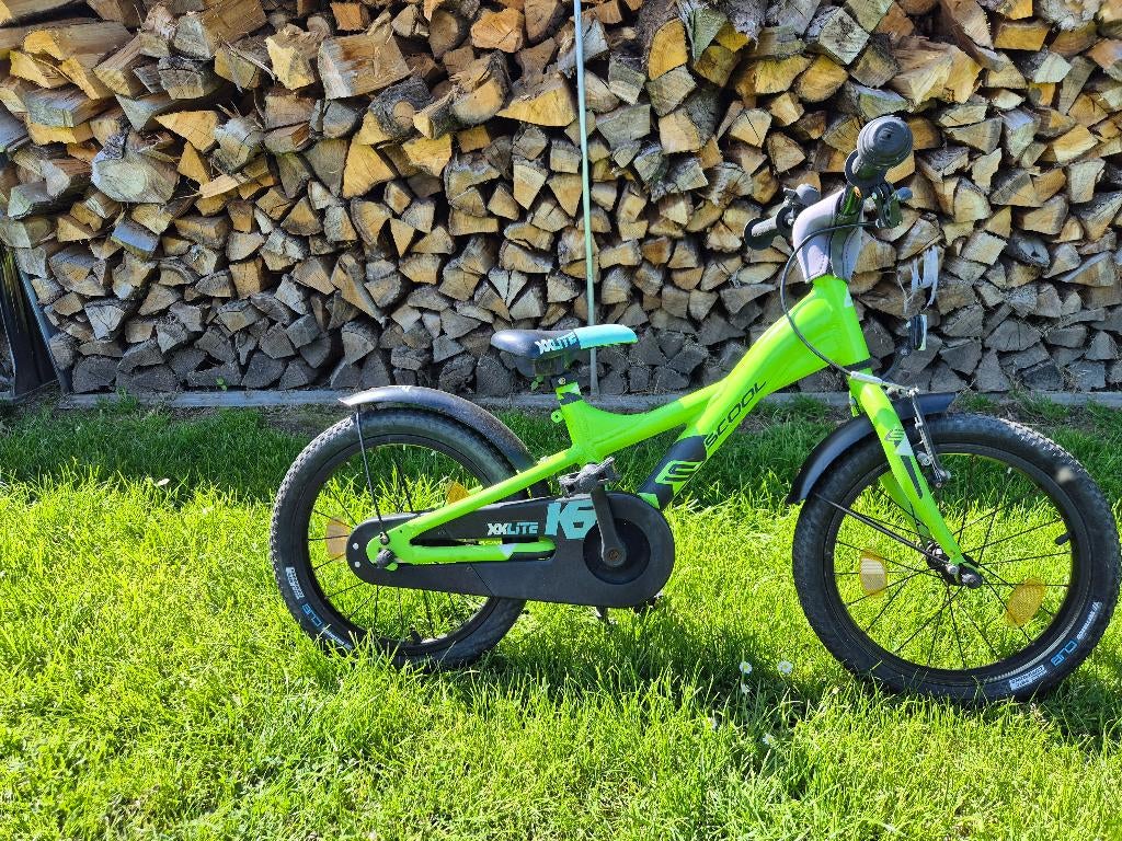 Kinderfiets 16" - S'cool XXLITE, Ophalen, Terugtraprem, Scool, 16 tot 20 inch