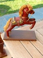 Vintage lederen paardje, Ophalen of Verzenden