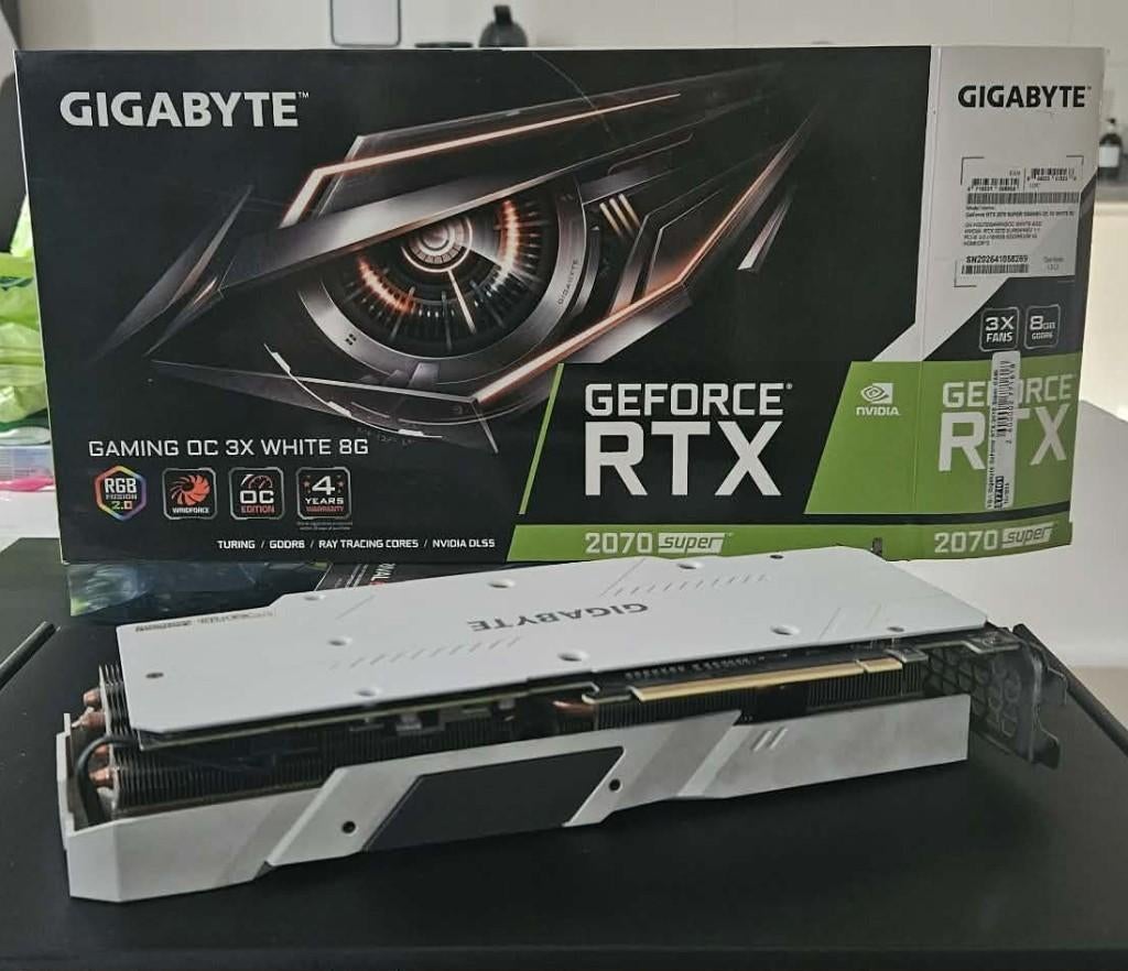 videokaart Gigabyte geforce rtx 2070 super, Informatique & Logiciels, PCI-Express 3, DisplayPort, GDDR6, Comme neuf
