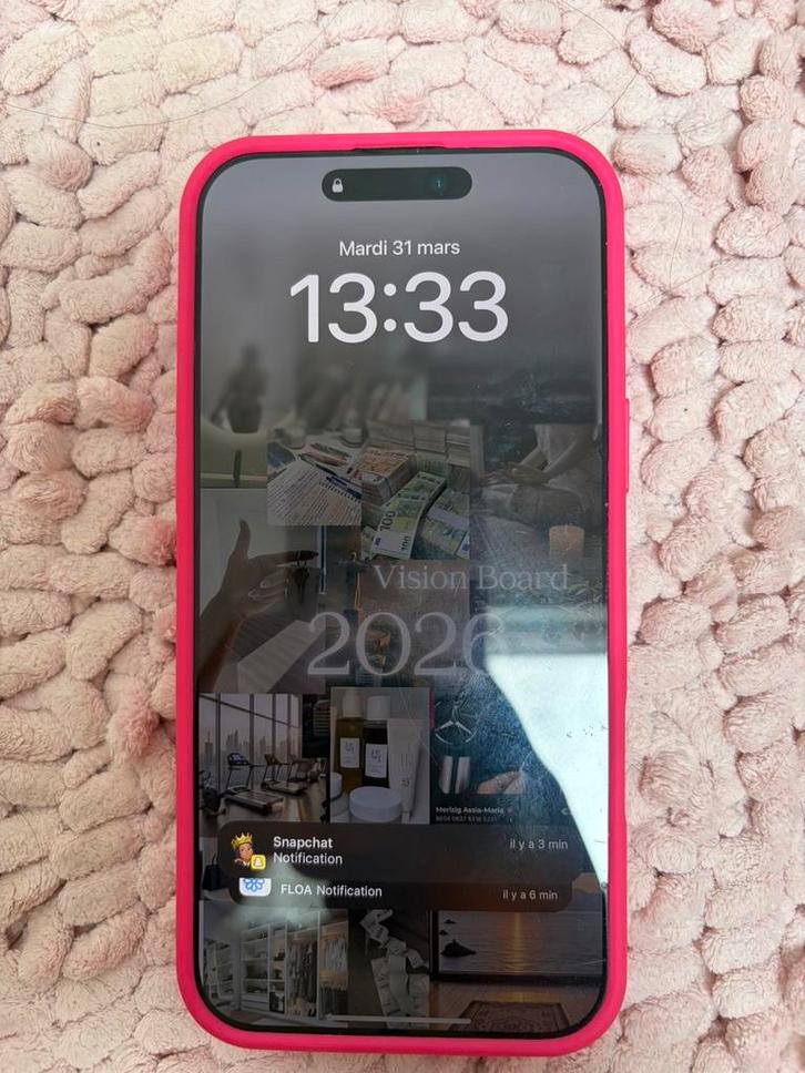 Iphone 16 pro max 256 gb, Télécoms, Téléphonie mobile | Housses, Coques & Façades | Apple iPhone, Comme neuf, Enlèvement ou Envoi