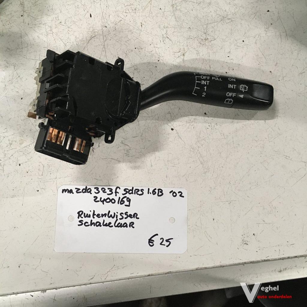 Mazda 323F 5drs 1.6 B 2002 Wagennr 2400169 Ruitenwisserschak, Autos : Pièces & Accessoires, Tableau de bord & Interrupteurs, Utilisé