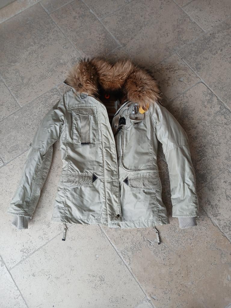 Parajumpers jas, Kleding | Dames, Beige, Maat 36 (S), Gedragen, Ophalen