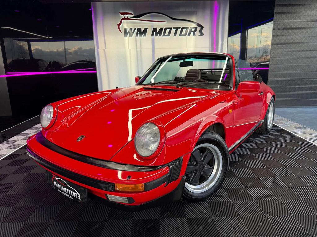 Porsche 911 (bj 1984), Auto's, 230 pk, Leder, Porsche, Rood