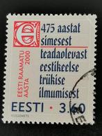 Estland 2000 - Jaar van het Boek, Verzenden, Overige landen, Gestempeld