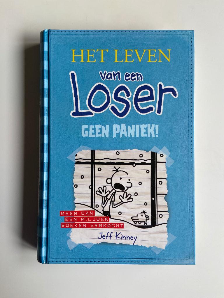 Het leven van een loser: Geen paniek! (Jeff Kinney), Boeken, Jeff Kinney, Ophalen of Verzenden, Zo goed als nieuw, Fictie