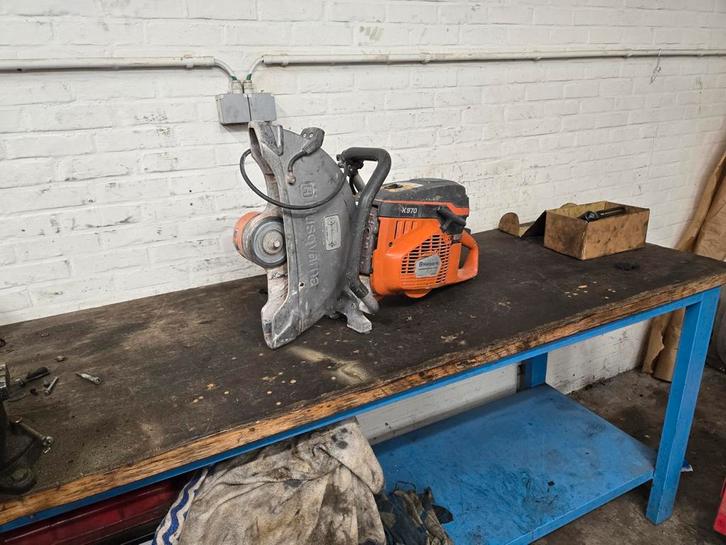 professionele Motordoorslijper husqvarna k970, Doe-het-zelf en Bouw, Gereedschap | Slijpmachines, Zo goed als nieuw, Ophalen