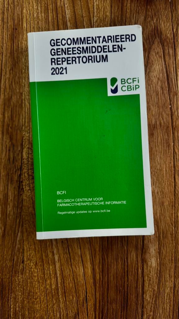 Geneesmiddelenrepertorium 2021, Ophalen, Zo goed als nieuw