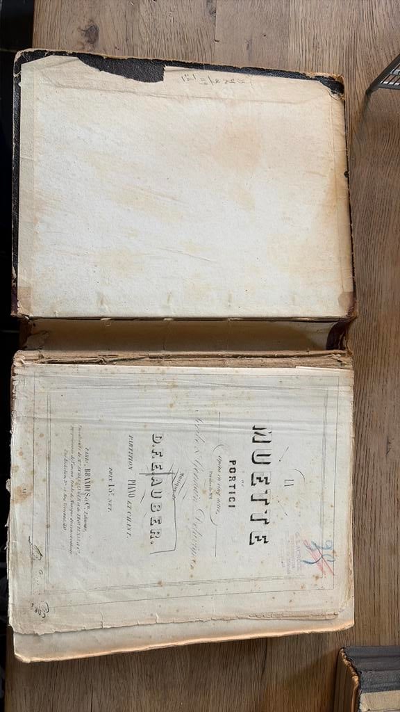 Muette de Portici Partition piano er chant, Enlèvement ou Envoi