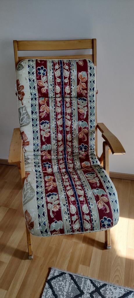 Fauteuil Relax, Maison & Meubles, Canapés | Sofas & Chaises Longues, Enlèvement, Bois