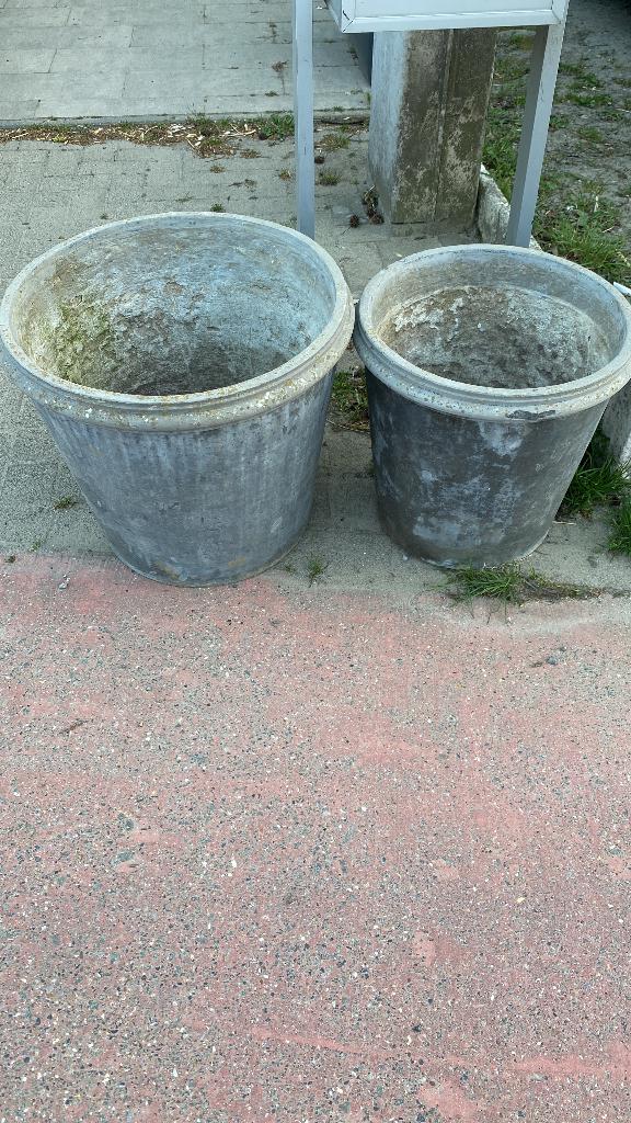 Bloempotten voor buiten_gratis, Ophalen, Gebruikt, 40 cm of meer, Rond