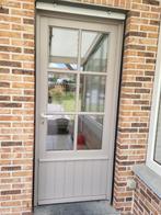 Achterdeur + raam te koop, Doe-het-zelf en Bouw, Ophalen, Gebruikt, Buitendeur