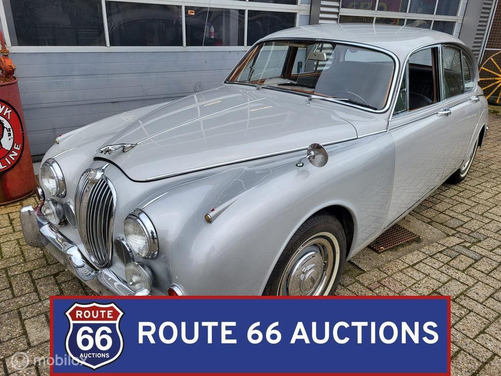 Jaguar Mk II 3.8 | 1961 | Route 66 Auctions, Auto's, Zwart, Bedrijf, Handgeschakeld, Overige carrosserie