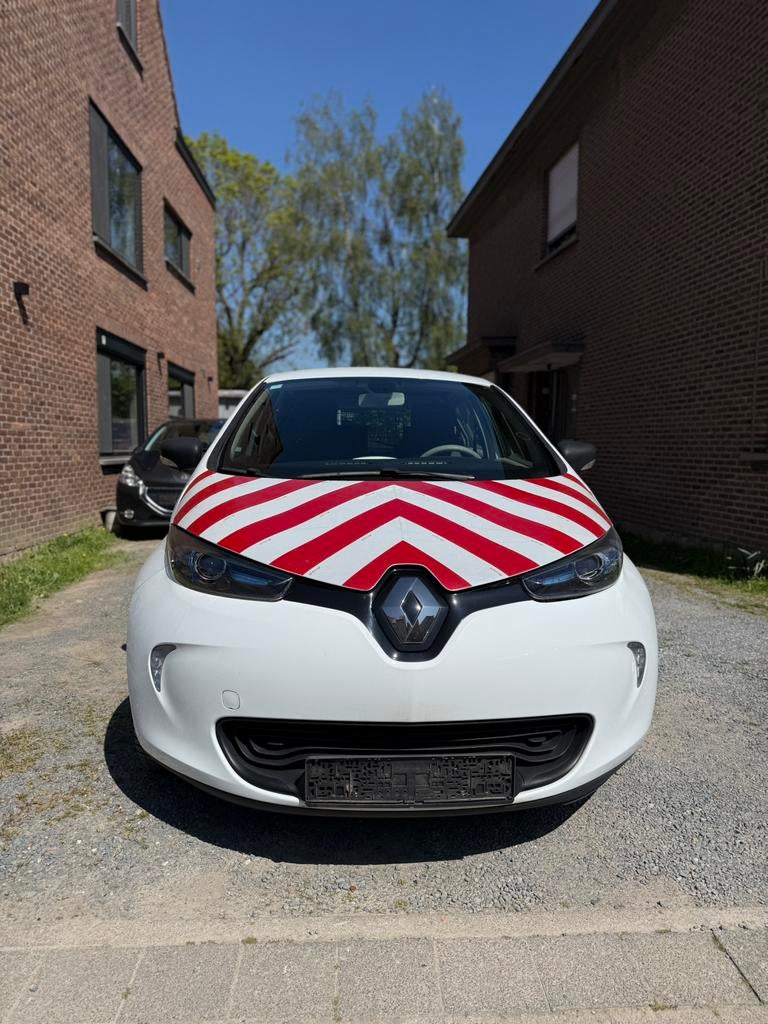 Renault Zoe / Elektrisch / lichte vracht / inc battery, Auto's, Automaat, Wit, Leder, 2 zetels