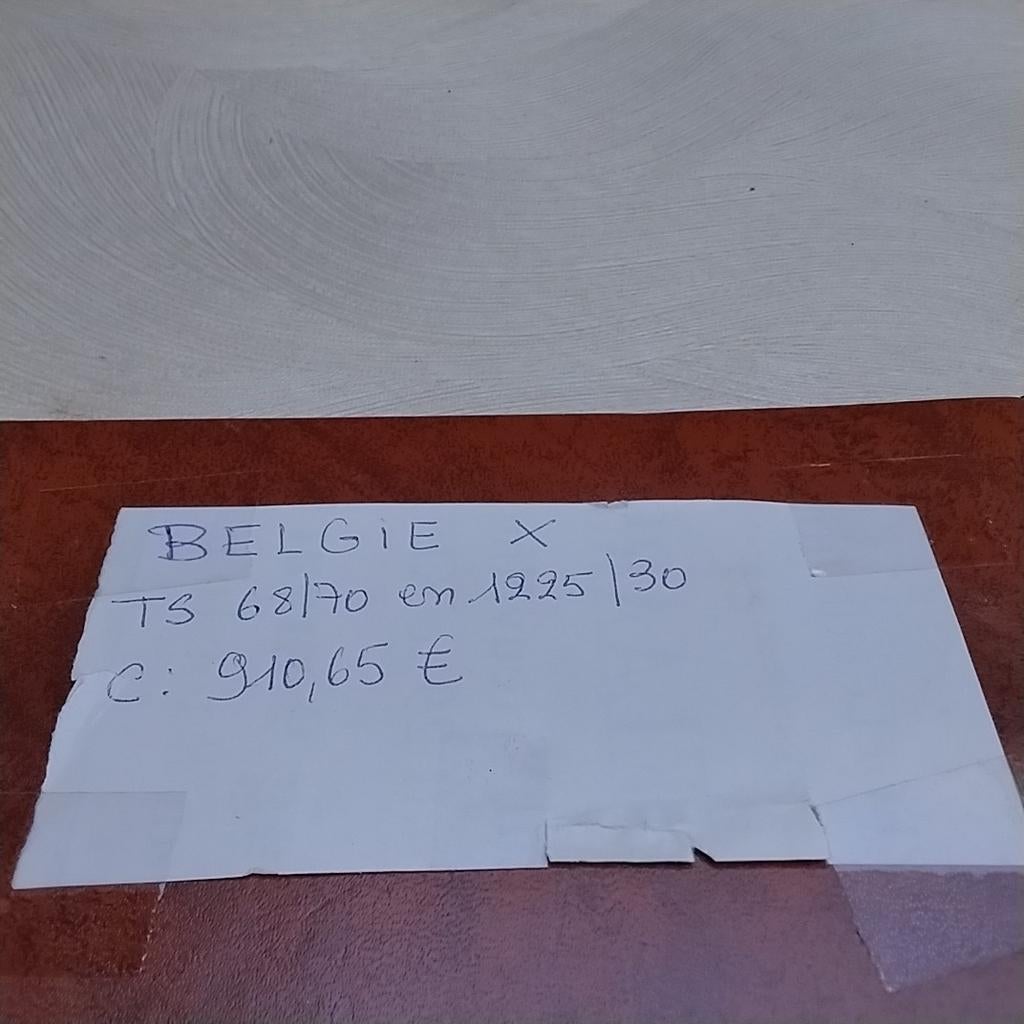 BELGIUM Charnière ts.68/70-1225/30 cote 910,65€, Enlèvement ou Envoi