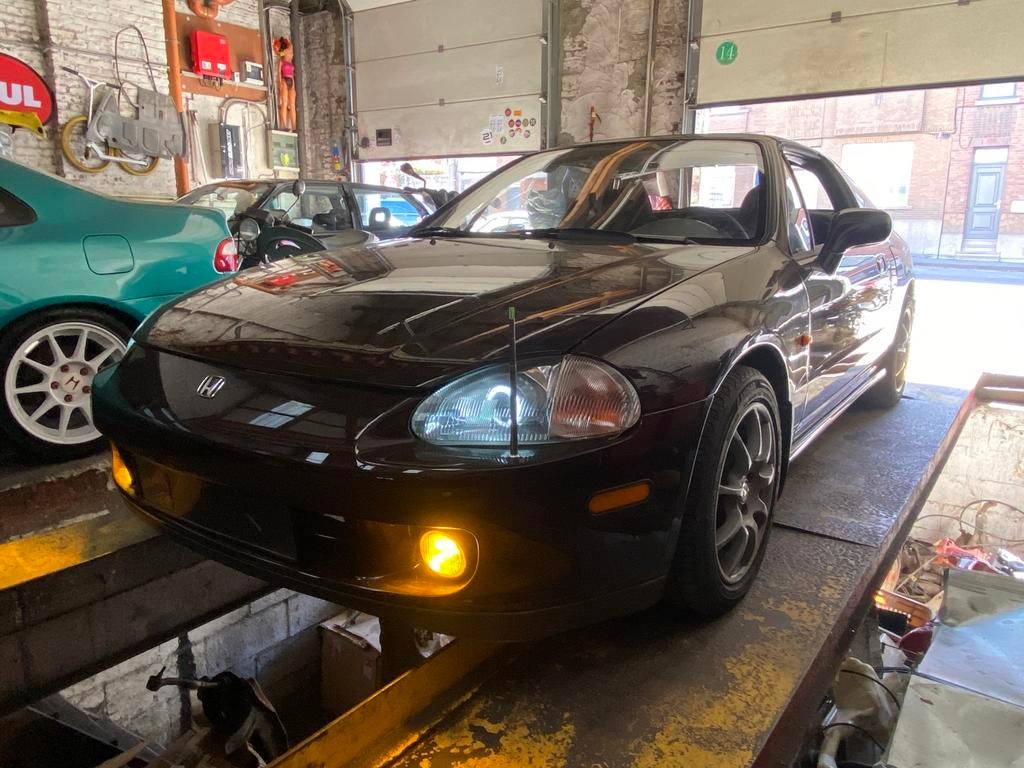 Honda crx delsol b20 type r, Auto's, Honda, Particulier, CRX, Zwart, Zwart, Ophalen