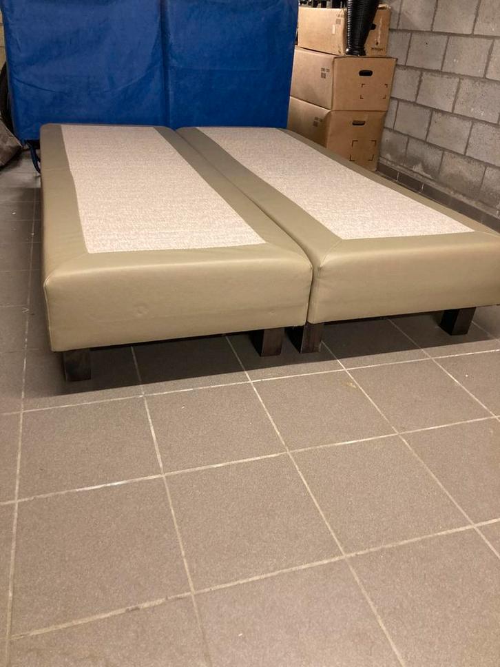 Boxspring 140x200 met bonellvering, Maison & Meubles, Chambre à coucher | Lits, Utilisé, 200 cm, Enlèvement