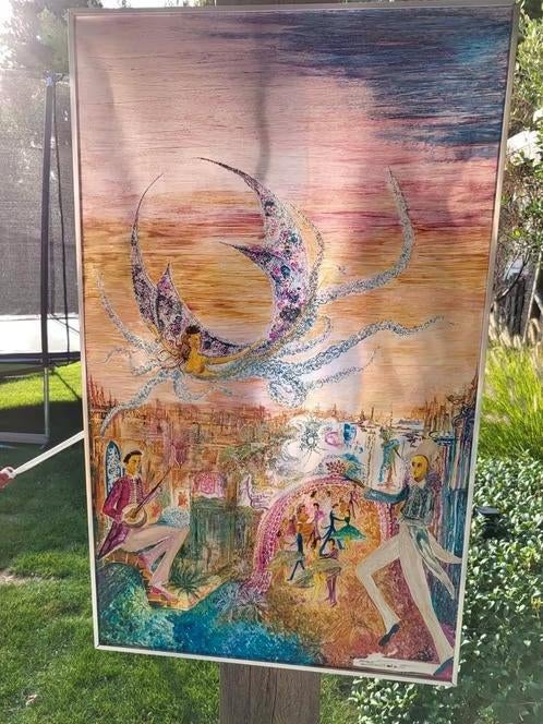 Kunstwerk op aluminium van Gerda De Smijter Cnudde, Ophalen