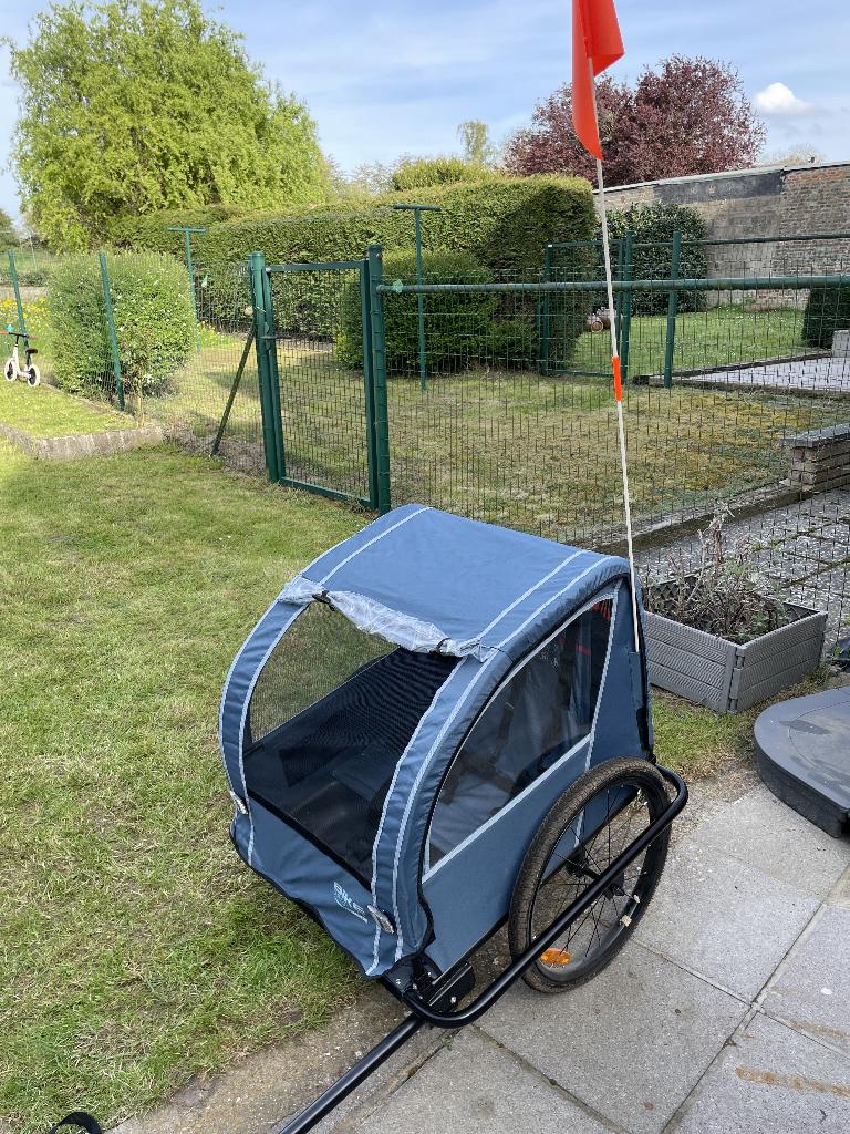 Bike original Kid 100 kinderfietskar, Fietsen en Brommers, Fietsaccessoires | Aanhangwagens en Karren, Gebruikt, Kinderkar, 20 tot 40 kg