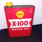 bidon d'huile vintage SHELL X100, Collections, Enlèvement ou Envoi, Comme neuf