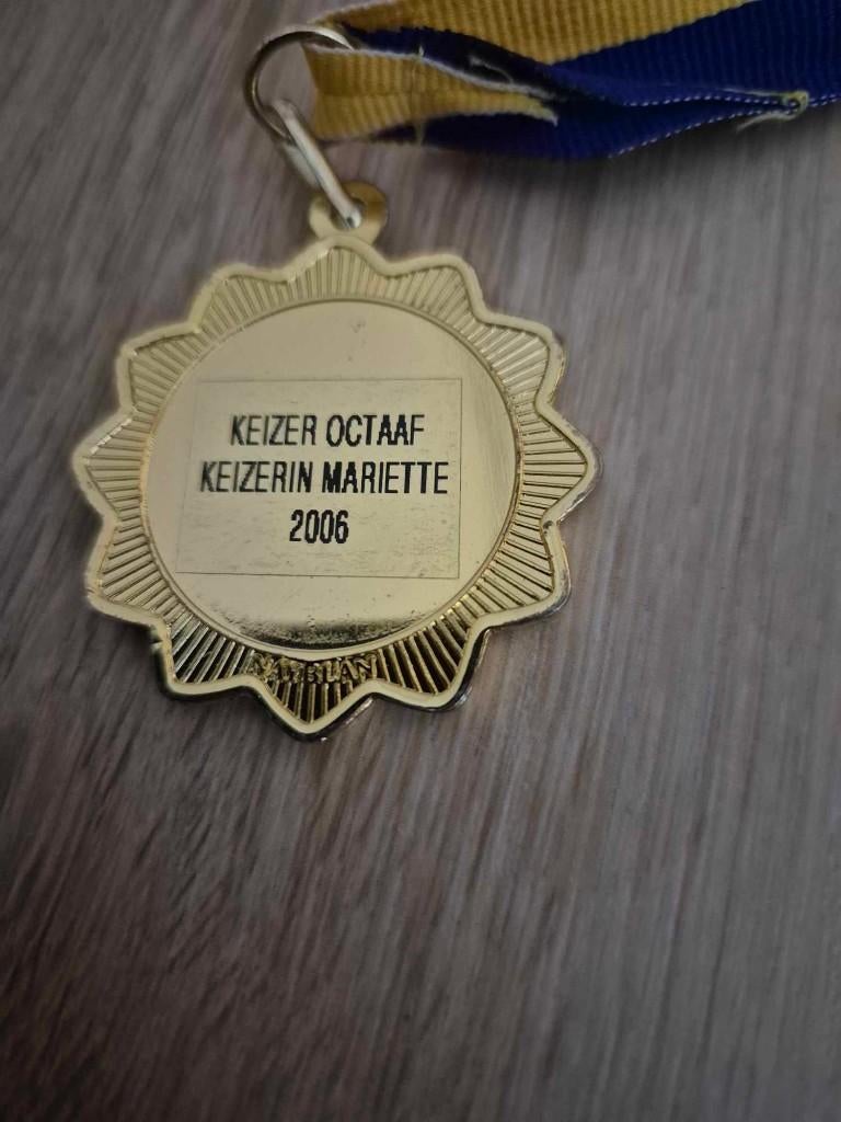 Carnaval medaille Zottegem Octaaf & Keizerin Mariette 2006, Ophalen of Verzenden