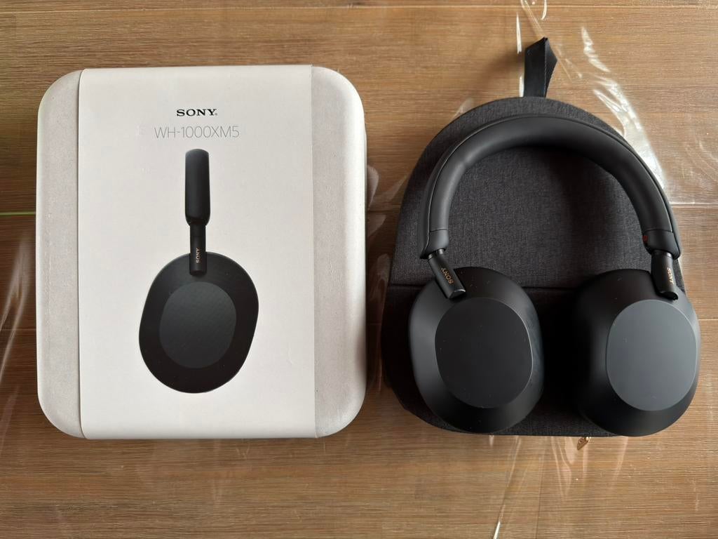Sony WH-1000XM5 koptelefoon met originele verpakking, Audio, Tv en Foto, Hoofdtelefoons, Zo goed als nieuw, Over oor (circumaural)