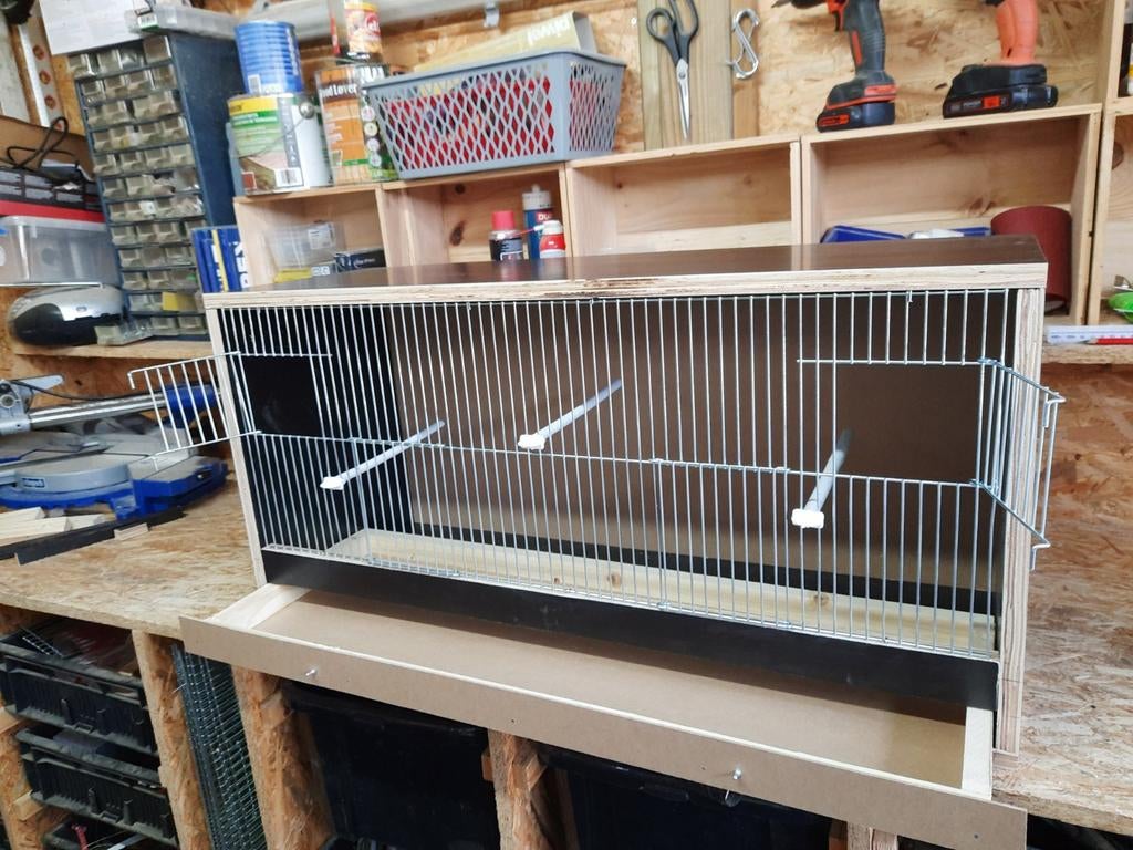 Nieuw vogelkooi, Enlèvement, Neuf, Bois, Cage d'élevage