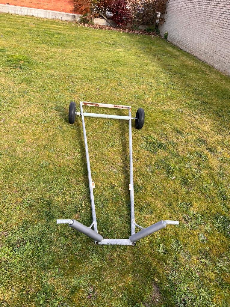 strandtrailer zeilboot, Watersport en Boten, Ophalen, Gebruikt