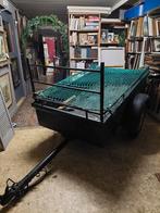 Aanhangwagen geheel metaal, ook de bodem, roestvrij zwart, i, Auto diversen, Aanhangers en Bagagewagens, Ophalen