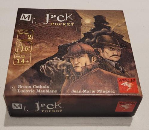 Mr. Jack - Pocket editie, Hobby & Loisirs créatifs, Jeux de société | Jeux de plateau, Neuf, 1 ou 2 joueurs, Jeu de voyage, Enlèvement ou Envoi