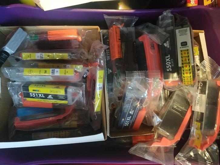 32 cartouches canon PGI 550 / CLI 551 XL  550PGI, Computers en Software, Printerbenodigdheden, Nieuw, Cartridge, Ophalen of Verzenden