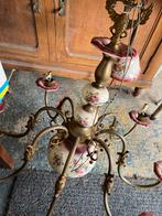 Mooie oude porseleinen luster, Huis en Inrichting, Lampen | Kroonluchters, Ophalen