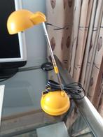 Lampe de bureau jaune, lampe de table, Comme neuf, Enlèvement