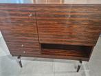 Highboard dressoir,  barkast , pallisander ,  2 lades en 2, Antiek en Kunst, Ophalen