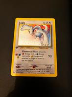 Lugia First Edition Neo Genesis 9/111 Pokemon - topstaat!, Ophalen of Verzenden, Zo goed als nieuw, Losse kaart, Foil