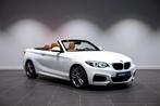 BMW 2 Reeks Cabrio 218iA (100kW), Auto's, 4 zetels, Stof, 136 pk, Wit