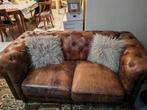 Leder sofas chesterfield, Huis en Inrichting, Zetels | Complete zithoeken, Ophalen