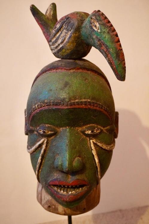 Afrikaans masker Igbo Nigeria, Antiek en Kunst, Kunst | Niet-Westerse kunst, Ophalen of Verzenden