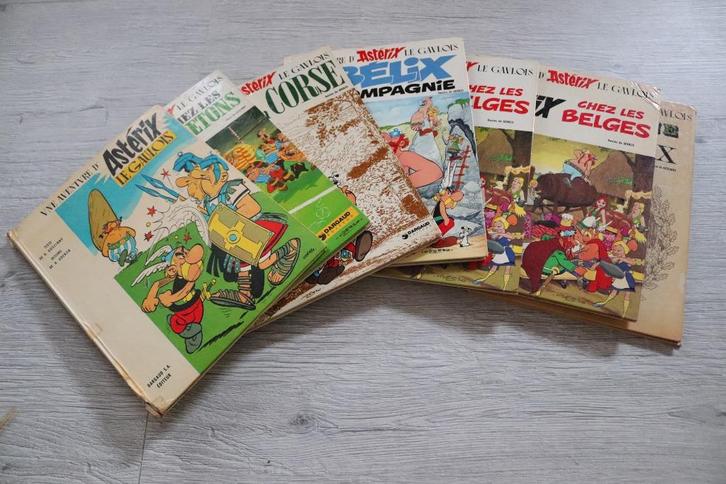 Astérix 6 tomes - édition Dargaud - 1961, Boeken, Stripverhalen, Gelezen, Meerdere stripboeken, Ophalen of Verzenden