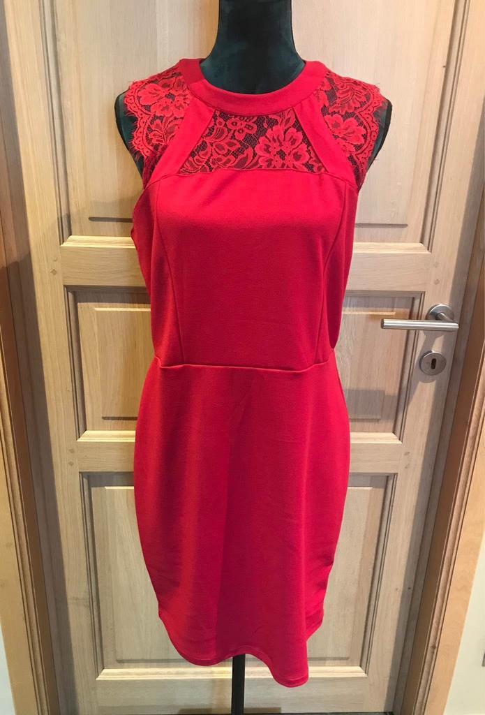 Jurk maat S, Kleding | Dames, Jurken, Zo goed als nieuw, Maat 36 (S), Rood, Ophalen of Verzenden